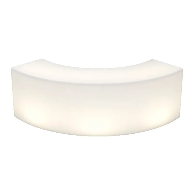 Luminous curved stool 16 colors colorful glare remote control waterproof bar combination ring