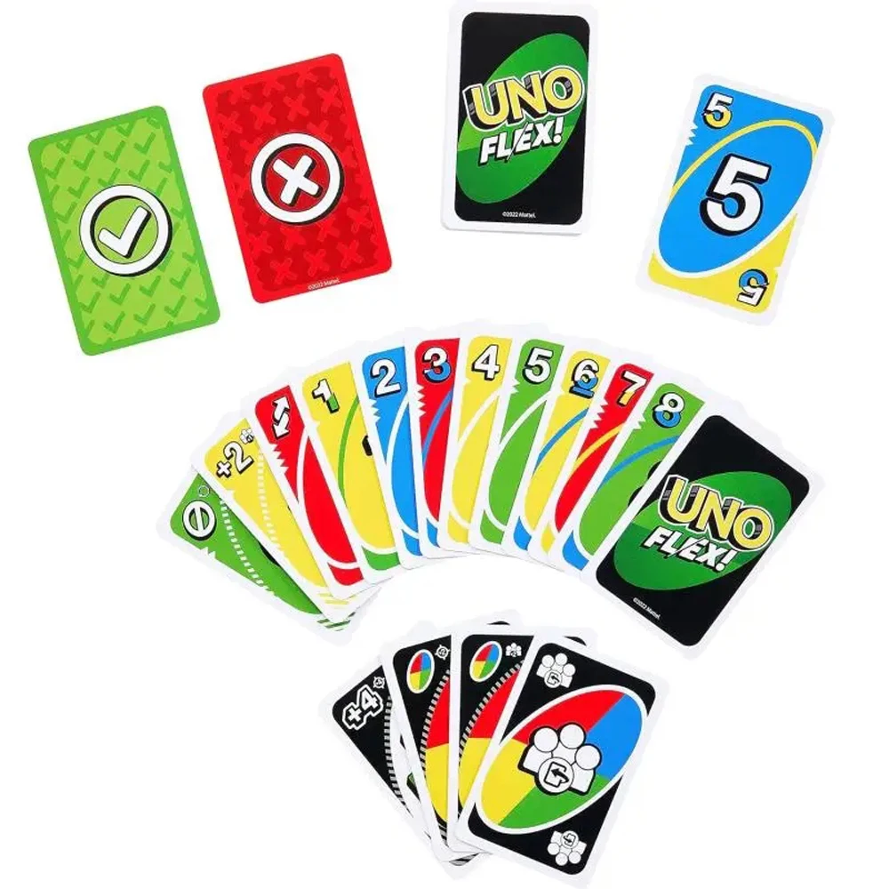 Mattel UNO FLIP! Board Games uno No mercy Cards SHOWEM Christmas UNO Card Game Table Game Playing for Adults Kid Birthday Gift