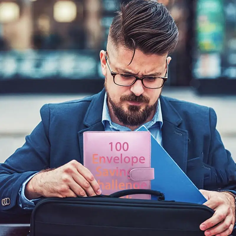 Budget Planner Binder saving Money Binder Money Budgeting Book saving Challenges Binder con buste per uffici Home School