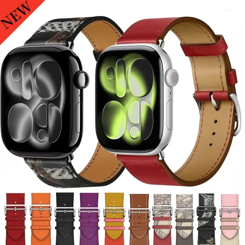 Lederarmband für Apple Watch UItra 2 3 49 mm 11 10 42 mm 46 mm 45 mm 41 mm 44 mm 40 mm Bequemes Armband Band iwatch 9 8 7 6 5 4 SE