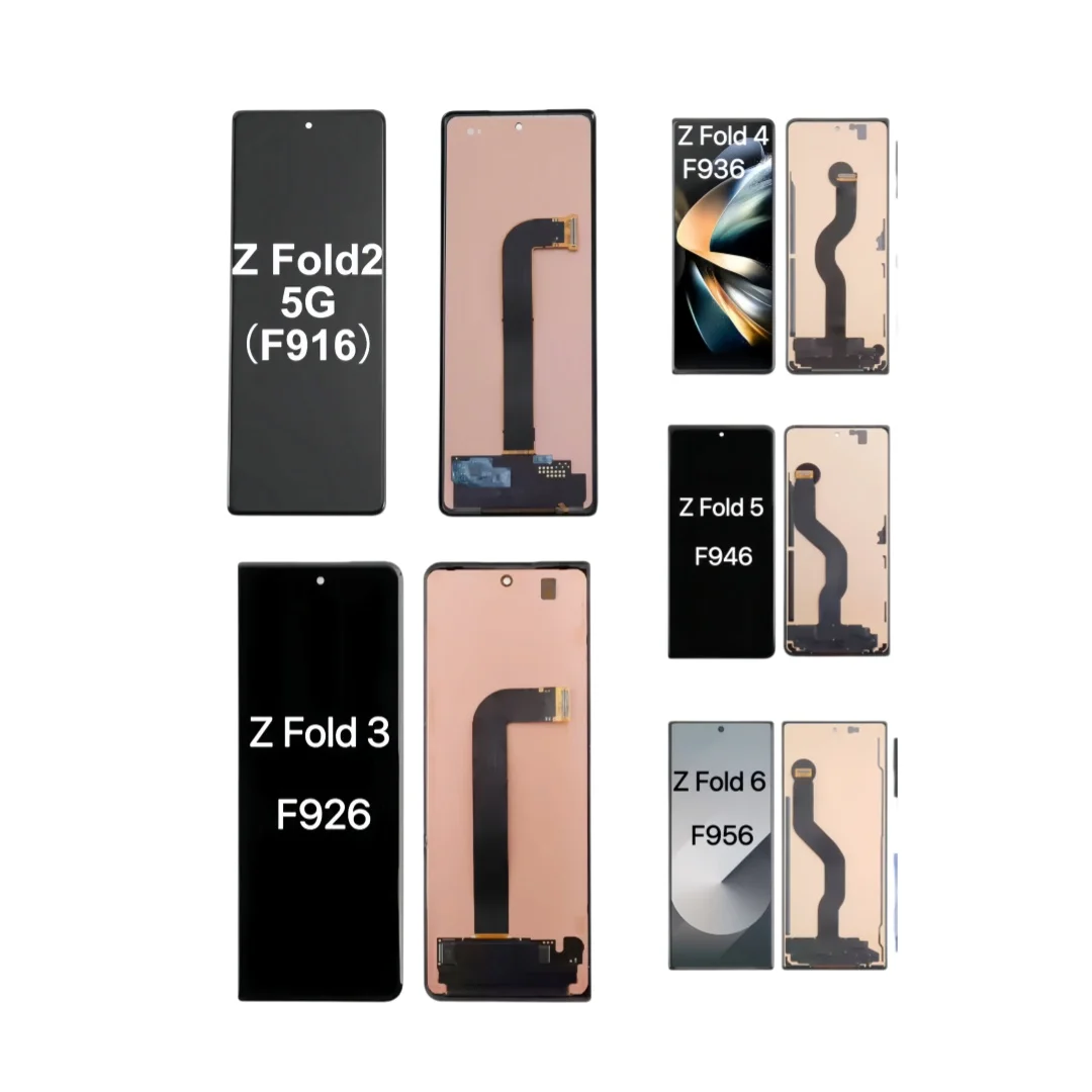 New Outer Small Display Screen Assembly Repair For Samsung Galaxy Z Fold2 Fold3 Fold4 Fold5 Fold6 Fold7 Front Screen Digitizer
