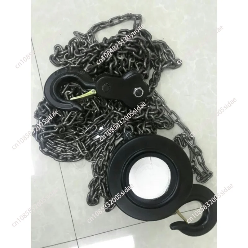 Rewind chain one ton crane round chain hoist 3 meters 3 tons crane equipment
