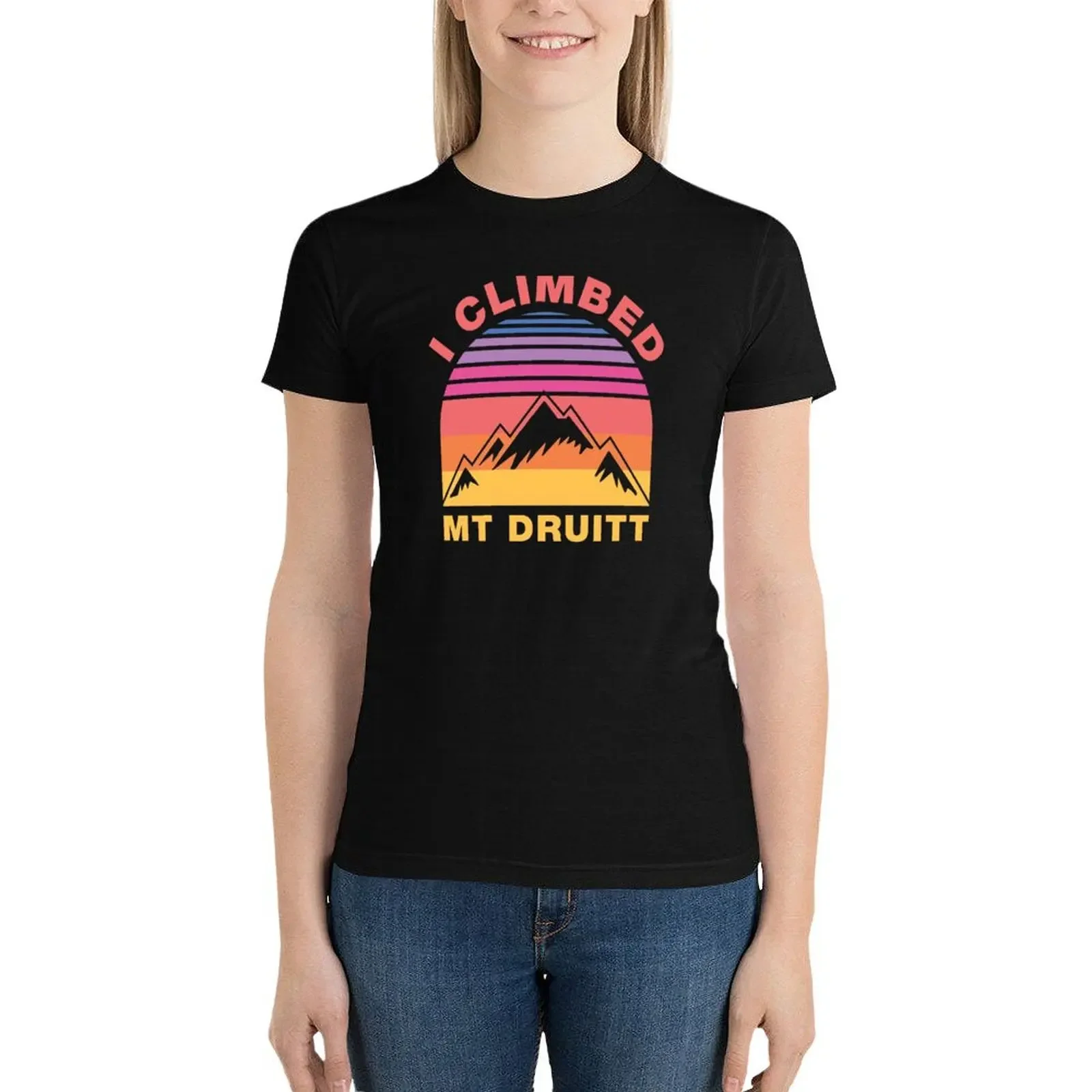 I Climbed Mt Druit Funny Australia City Quotes T-Shirt Aesthetic clothing anime clothes Womens graphic t shirts