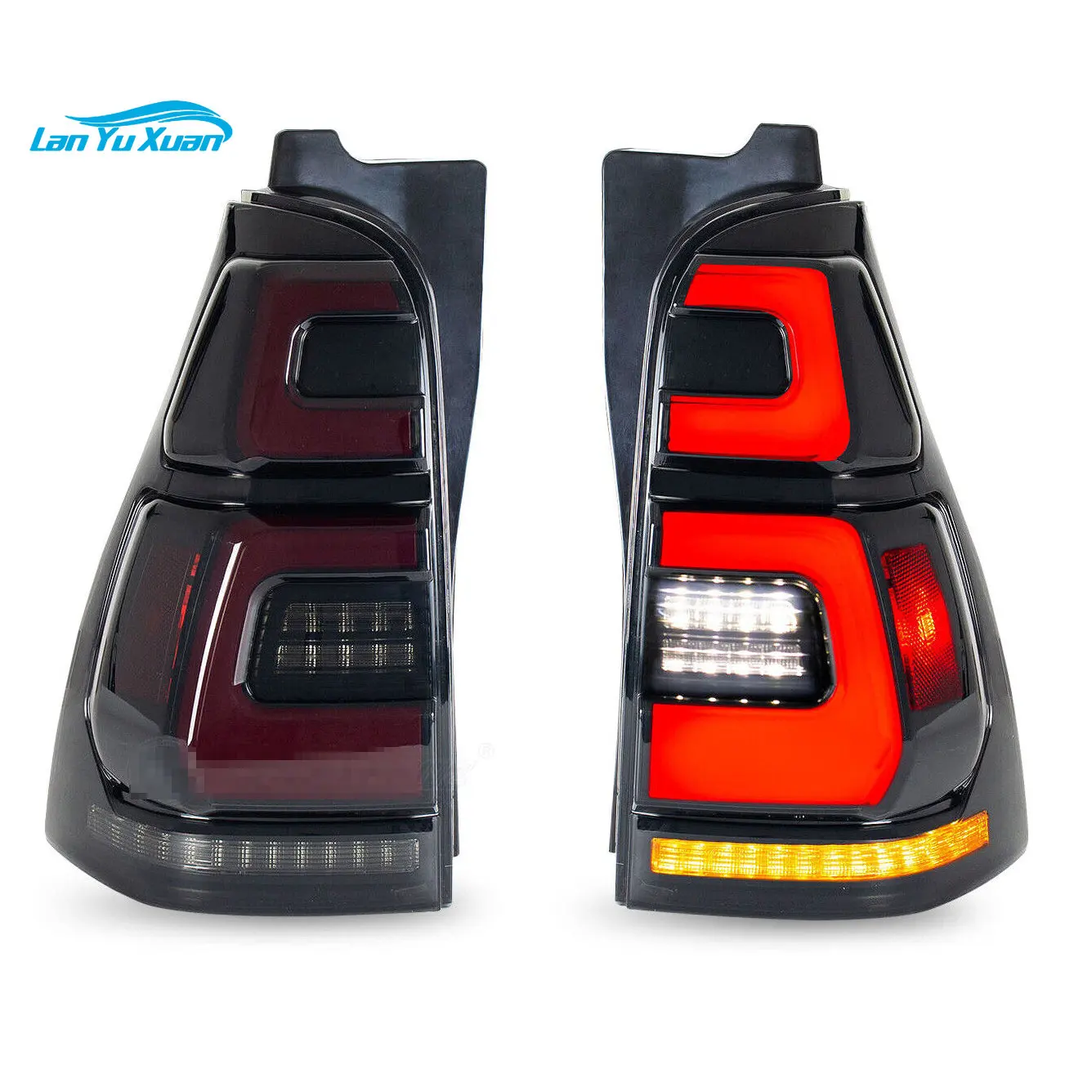 LED SUV Tail Lights for 4Runner 2003-2009 4th Gen Dynamic Turn Signal Sequential Animation Rear Lamps Assembly Car Back Lights