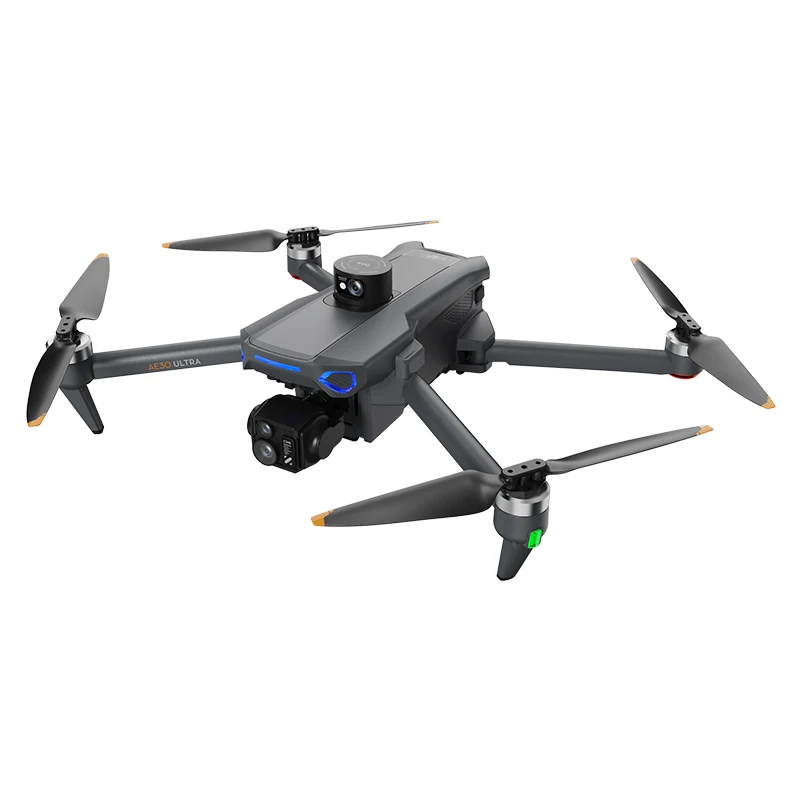 Picture 7: New AE30 Screen Control Drone 3-Axis Brushless Enhanced Pan Tilt+EIS Electronic Stable HD Camera Laser Obstacle Avoidance Dron