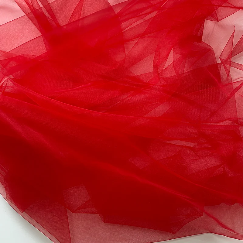 

6 метров зашифрованная марлевая сетчатая марлевая ткань красного вина, макет свадебной сцены, декоративная газовая юбка, дизайнерская свадебная ткань