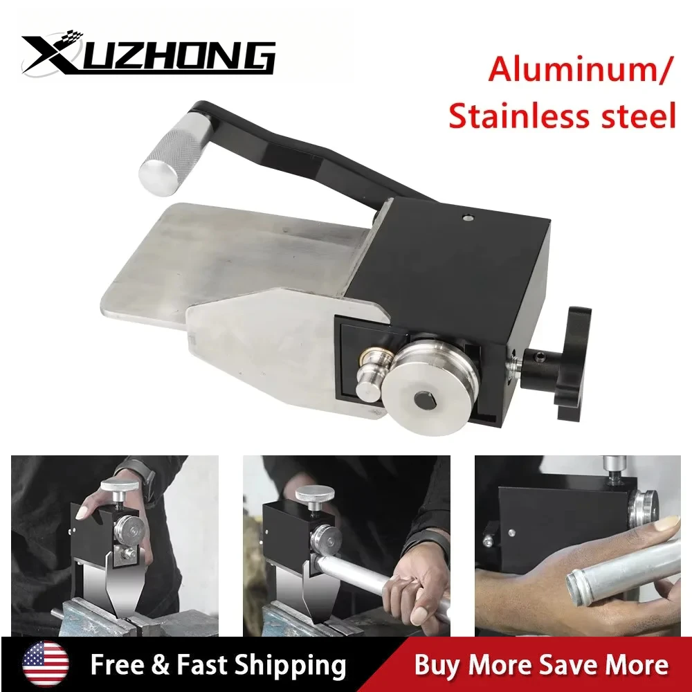 Pipe Tubing Beader Tool Manual Bead Roller Intake and Intercooler Piping Crimping Tool Tube For 5/8