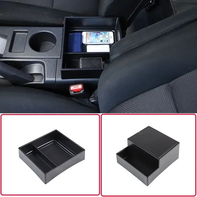 

ABS черный 1 шт. для Toyota FJ Cruiser 2007-2021 автомобильная центральная консоль подлокотник плюс ящик для хранения высоты аксессуары для салона автомобиля