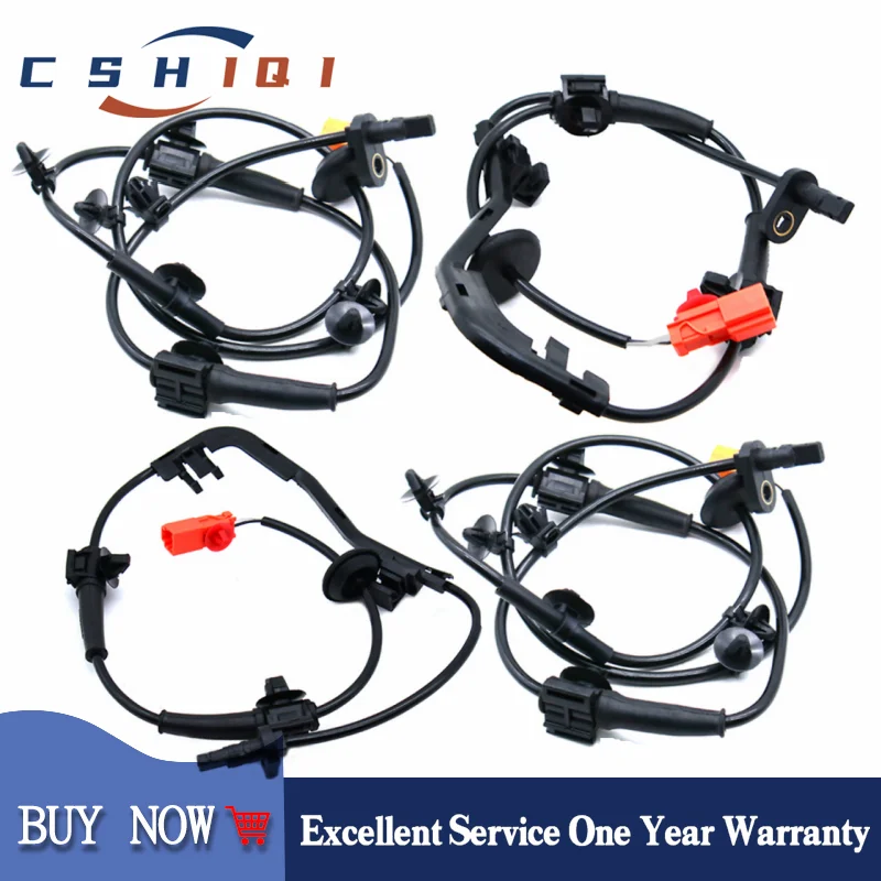 

4PCS Front Rear Left Right ABS Wheel Speed Sensor For Acura TL 2004-2008 57450-SEP-A01 57455-SEP-A01 57470-SEP-A01 57475SEPA01