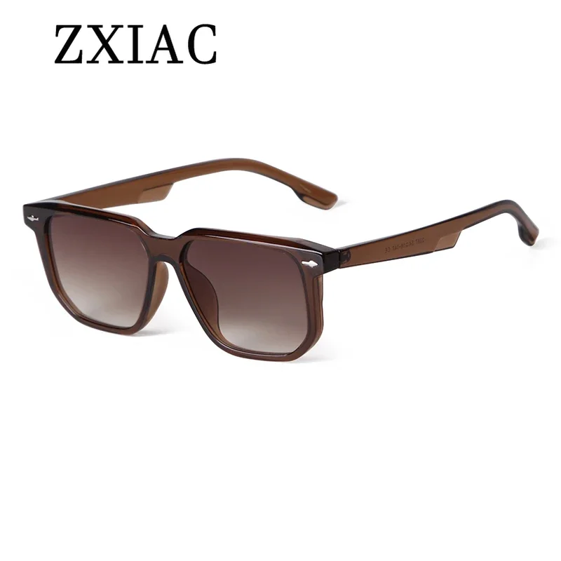 ZXIAC Unique Rivet Decorated Sunglasses Women Fashion Trend Casual Eyeglasses Men Outdoor Cycling Driving Shades UV400 Wholesale