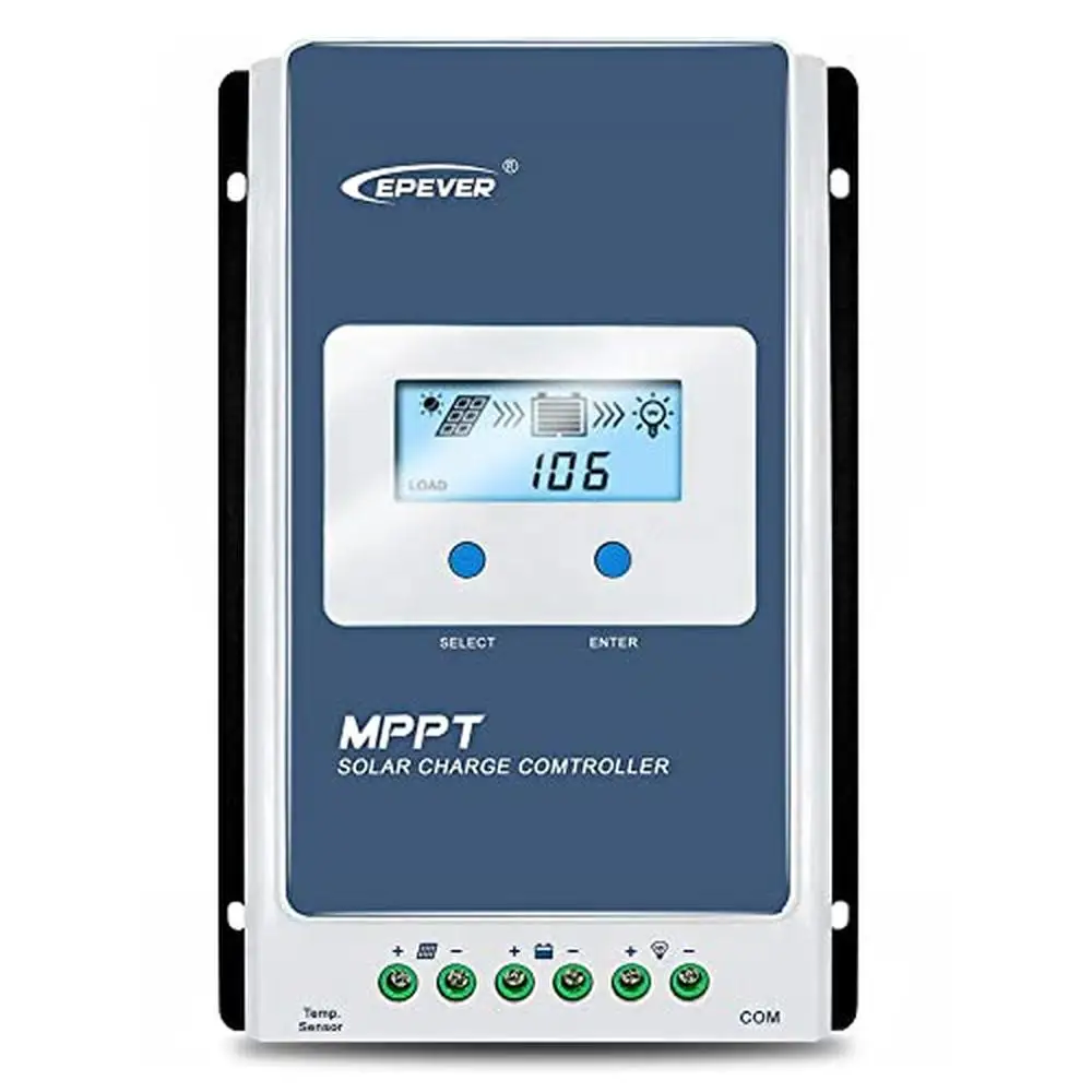 MPPT Solar Charge Controller 10A 12V/24V Auto Working LCD Display Battery Regulator PV 100V Efficiency Communication Protection