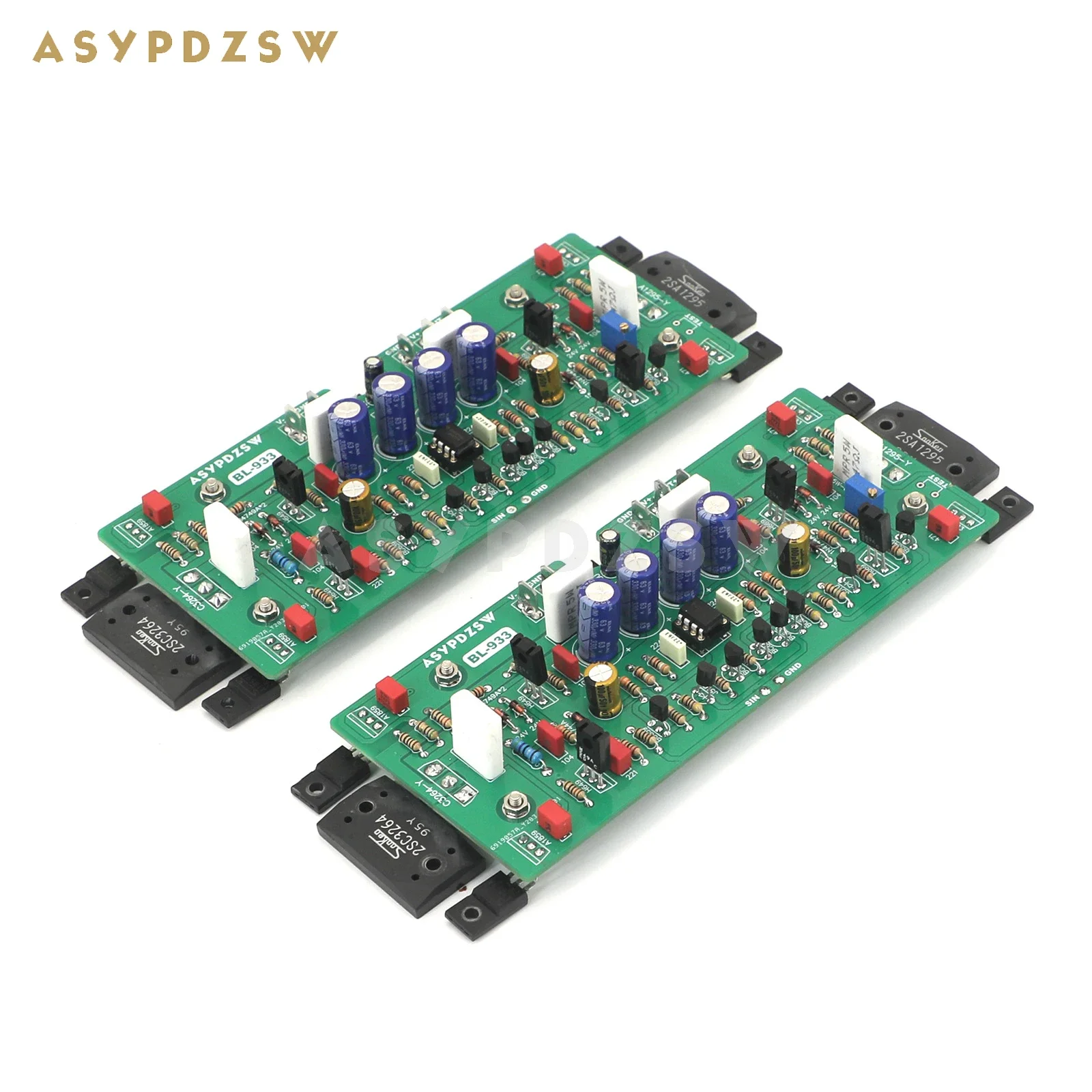 HIFI BL-933 Обратная связь по току 2SA1295/2SC3264 Усилитель мощности DIY Kit/Готовая плата База на DE 933 150 Вт * 2