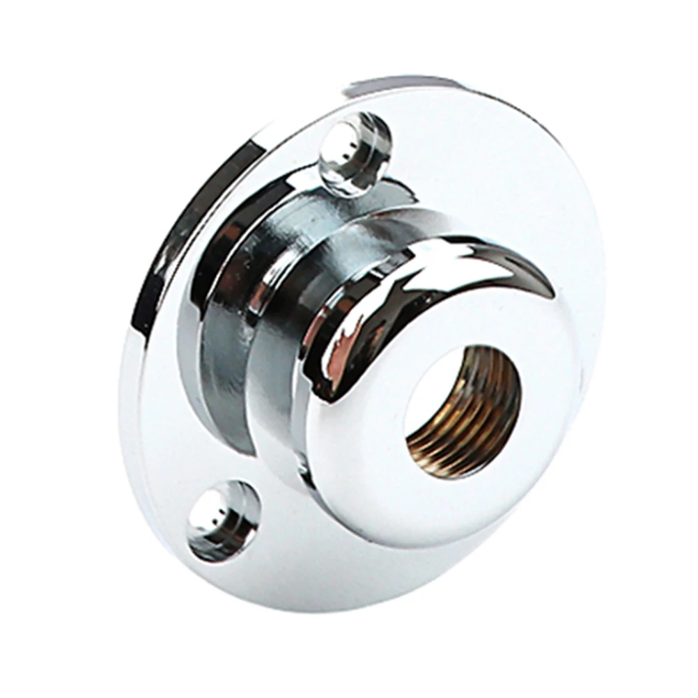 

1pcs Chrome Metal Endpin Jack Plug Replacement Durable Output For Electric Bass Pickup Accessories Socket Plate Threaded Plug