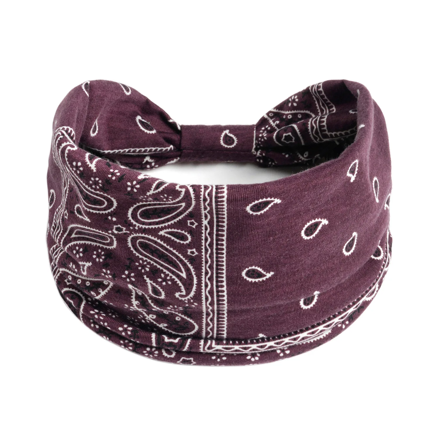 Damen-Stirnband, breit, um das Haar gewickelt, extra großes Kopftuch-Stirnband, für Yoga, Laufen, Schweißabsorption, Sport, elastisches Stirnband – Detail 15