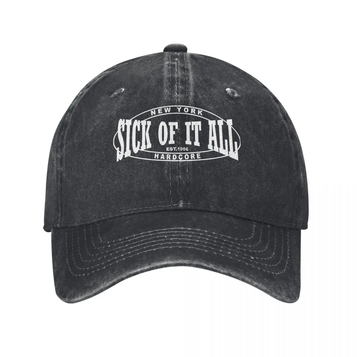 

Sick Of It All Singer 06 Women'S demin Cap Breathable Design Hats Woman Baseball Cap Men