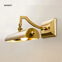 Mirror Painting Wall Lamps LED Mirror Headlight Retro Bathroom Light Toilet Makeup Mirror Light Engineering Wall Light