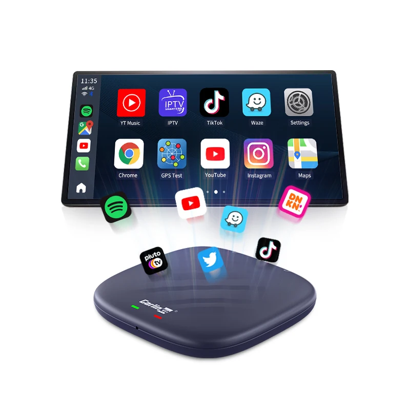 

STLFCarlinkit 4G 64GB Smart Box Carplay Android 13 System Portable Wireless Android Auto Ai Box Carplay Adapter Car Play for net