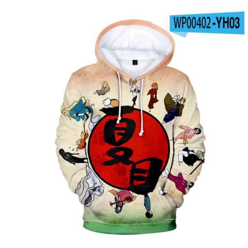 Natsume's Book of Friends Natsume Yuujinchou 3D Print Oversized Women/Men Hoodie Sweatshirt Casual Tracksuit Cosplay Costume