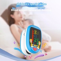 Child Finger Pulse Oximeter Rechargeable Infant Blood Oxygen Saturation Meter Children Kids Oximetro SPO2 Health Care TFT