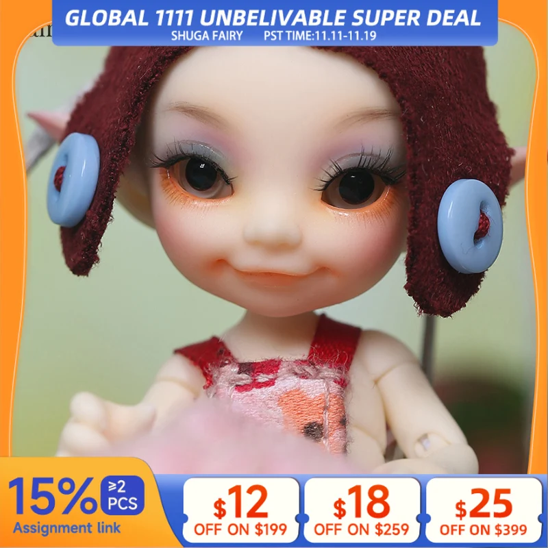 

New arrival Fairyland FL Realpuki Toki 1/13 bjd sd resin figures luts yosd kit doll for sales toy gift High-quality resin dolls