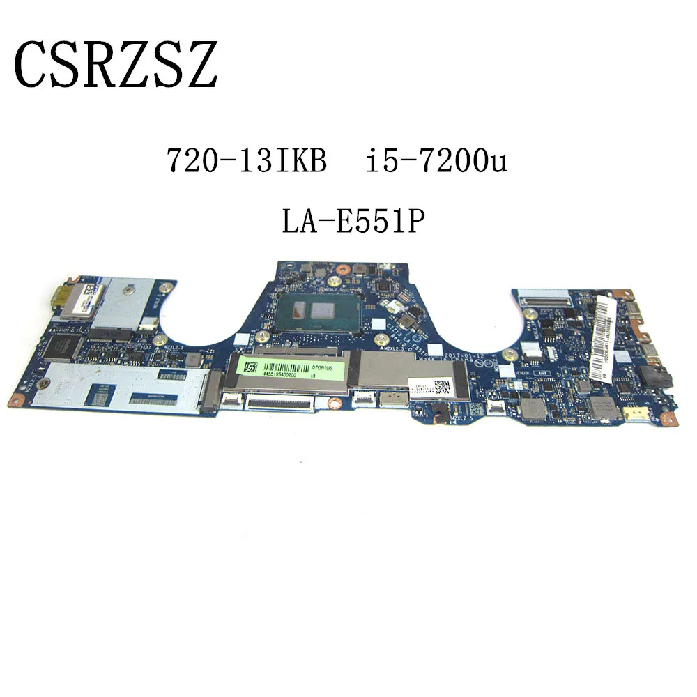 For Lenovo Ideapad Yoga 720-13IKB Laptop motherboard  I5-7200u CPU LA-E551P Test work perfect