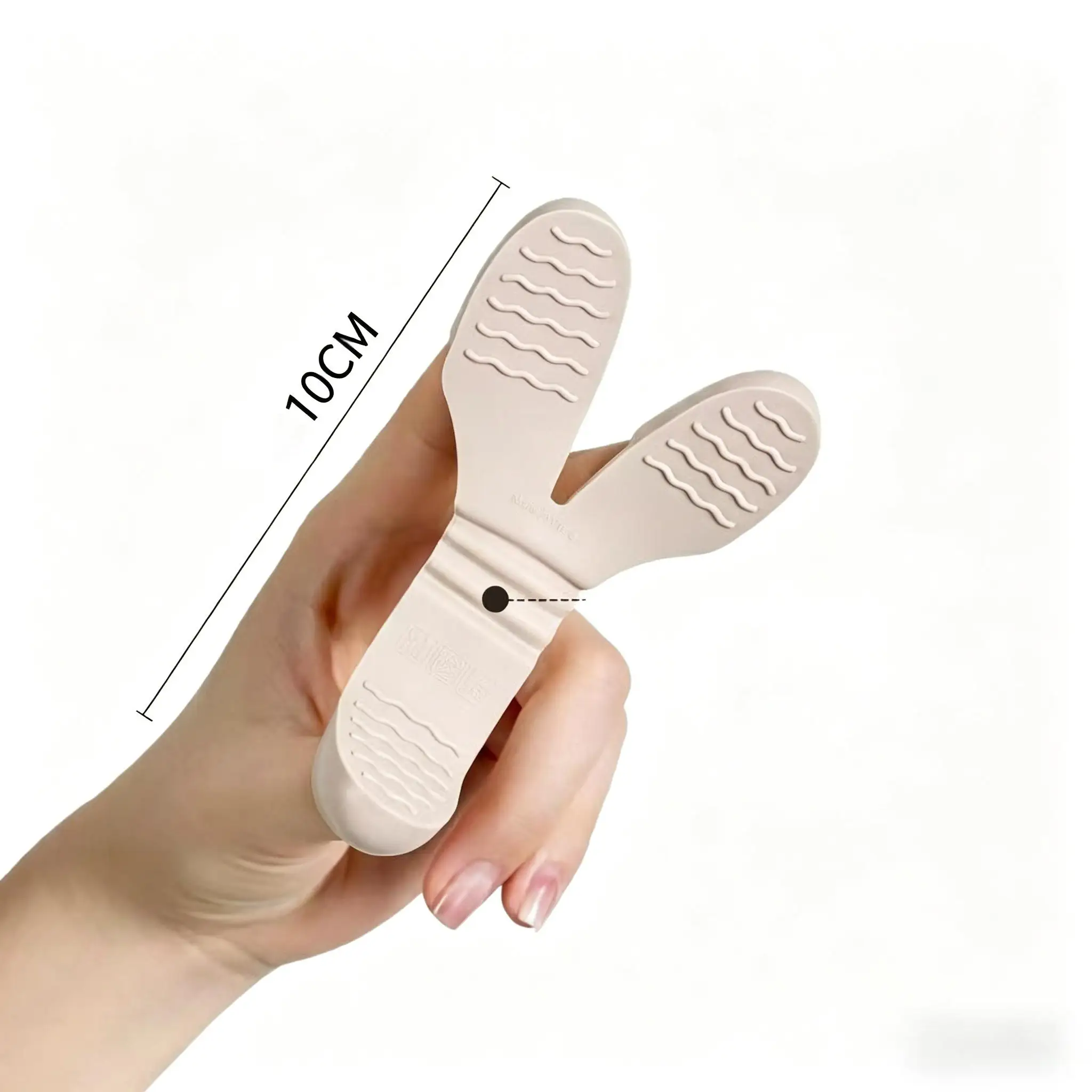Anti-Slip Silicone Cooking Gloves, Three-Finger Heat Resistant Oven Mitts, Portable Kitchen Gadget with Built-in Clip