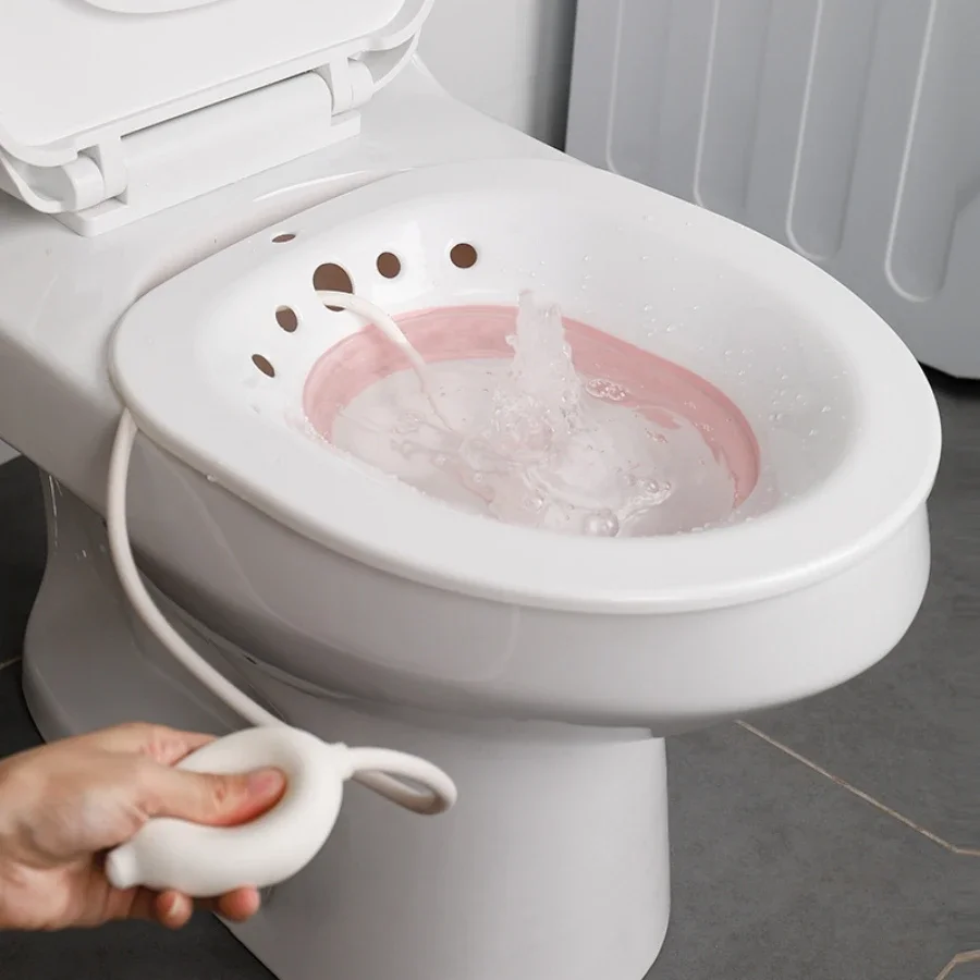 1pcs Folding Portable Bidet Maternity Self Cleaning Butt Rinse Soak Bath Hemorrhoid Treatment Bidet and Accessories