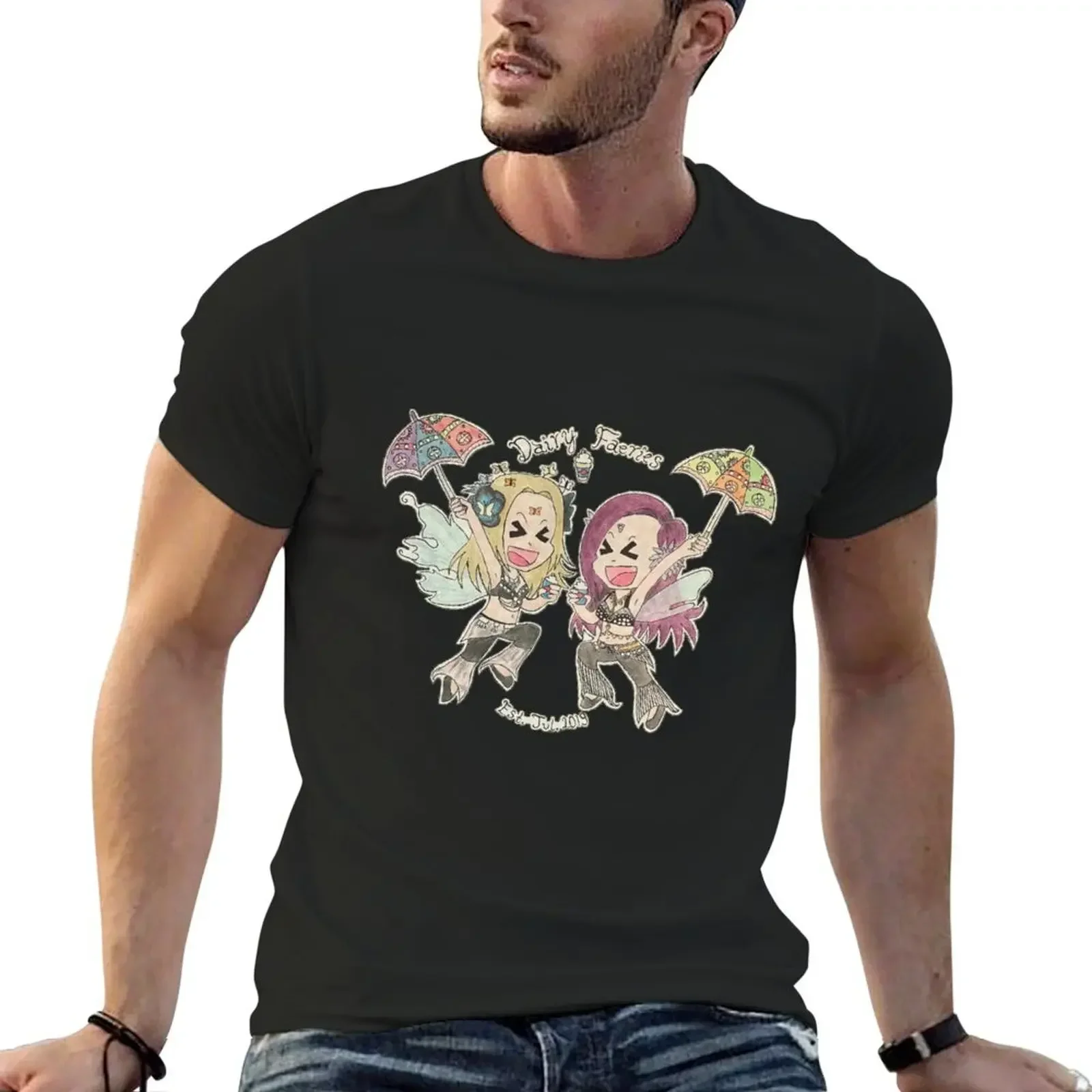 Dairy Faeries T-Shirt sublime quick-drying cotton graphic tees mens t shirts top quality