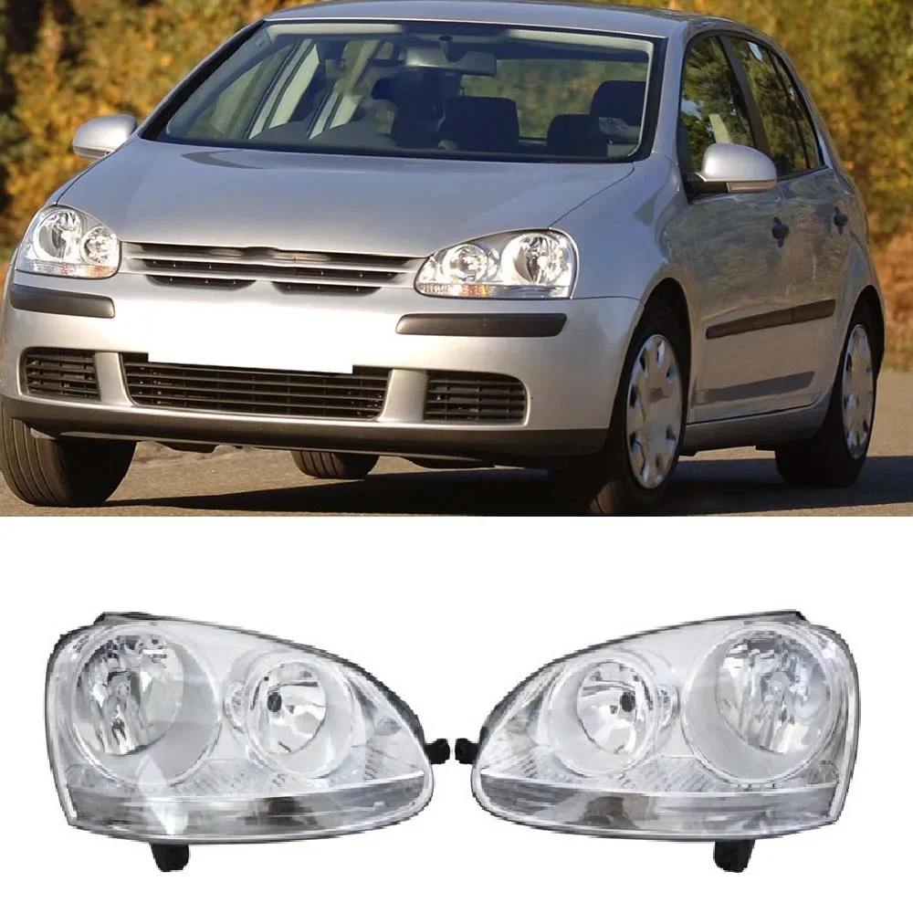 

Headlight Head Light for Volkswagen VW Golf 5 MK5 2005 2006 2007 2008 2009 Without Light 6 Needles