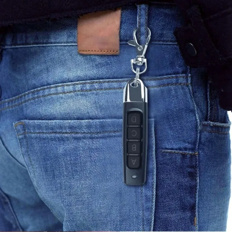 

【Shop Now】Compact 4 Buttons Universal Remote Control 433.92Mhz For Gates, Garage And Barrier-Easy To Use Design