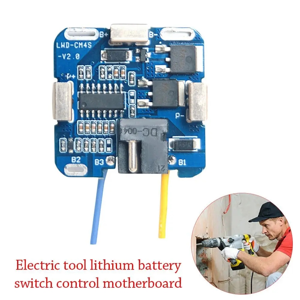 New PCB Charging Drill Protection Board 16.8V MOS Battery Charging Protection Board Protection 4S Circuit Board Electric tool