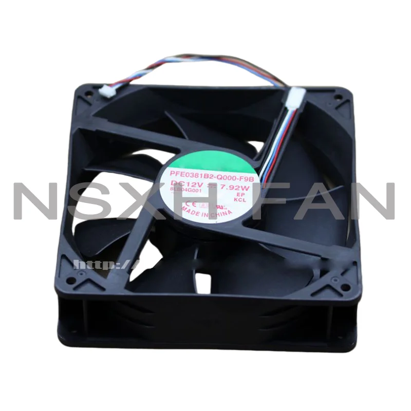 NEW PFE0381B2-Q000--F9B 4Lines DC12V 7.92W Cooling Fan