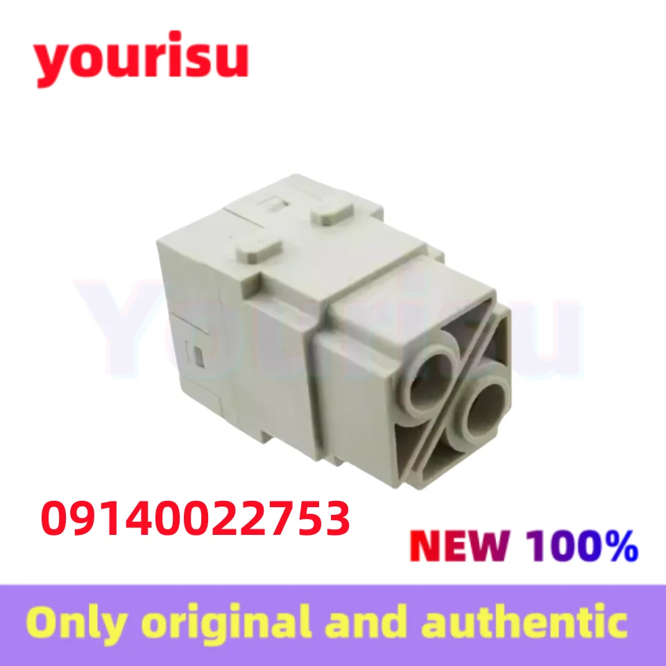 

1Pcs/Lot Original 09140022753 9140022753 2- female head 1000V/100A crimp module connector