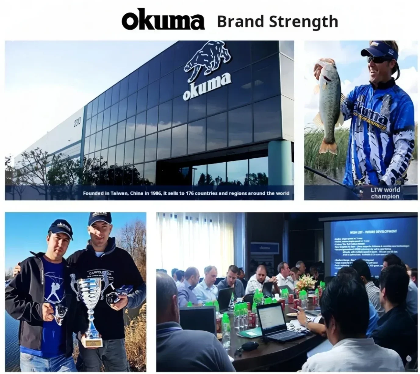 Okuma All Metal Rust Proof Smooth Bearing 5.5:1 Fishing Reel Drag System 15Kg Maximum Power Rotating Wheel Fishing Coil1000-5000