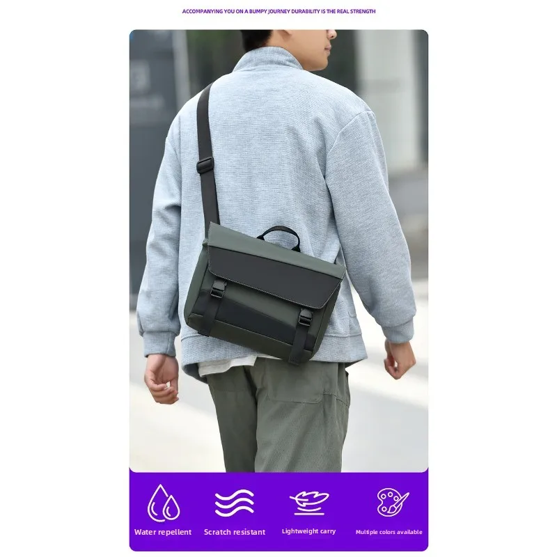 

Трансграничная электронная коммерция, новинка 2025 года, мужская уличная сумка на ремне большой вместимости, модная модная спортивная сумка на плечо