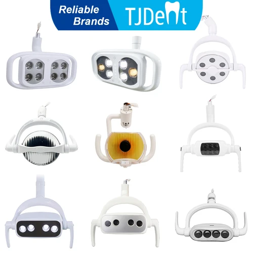TJDent-Lámpara LED Dental, luz de operación para silla Dental, equipo de unidad, luces sin sombras, herramientas de blanqueamiento Dental para cuidado bucal