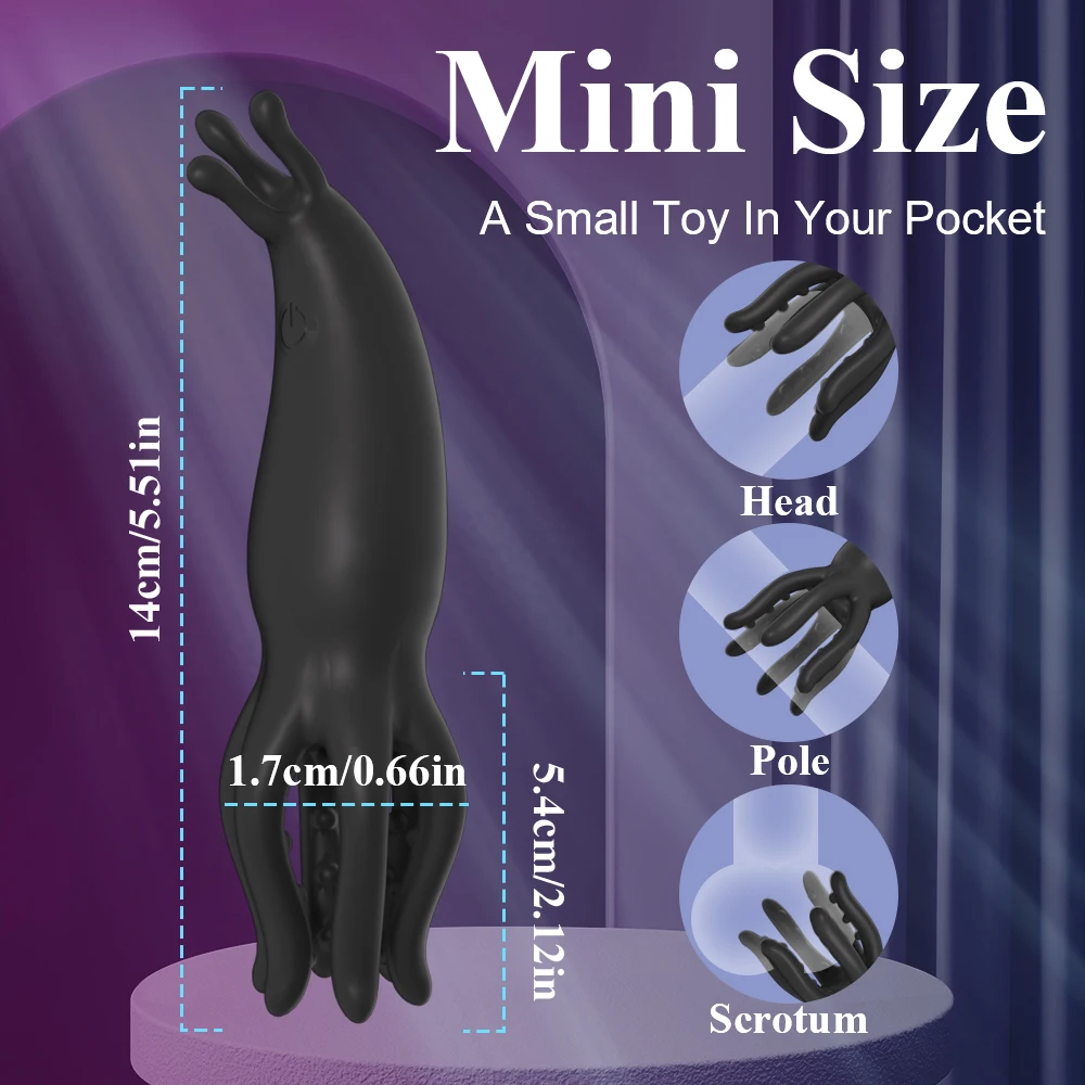 Penis Glans Vibrator Lasting Delay Ejaculation Trainer Blowjob Vibration Stimulator Massager Male Masturbator Sex Toys for Men