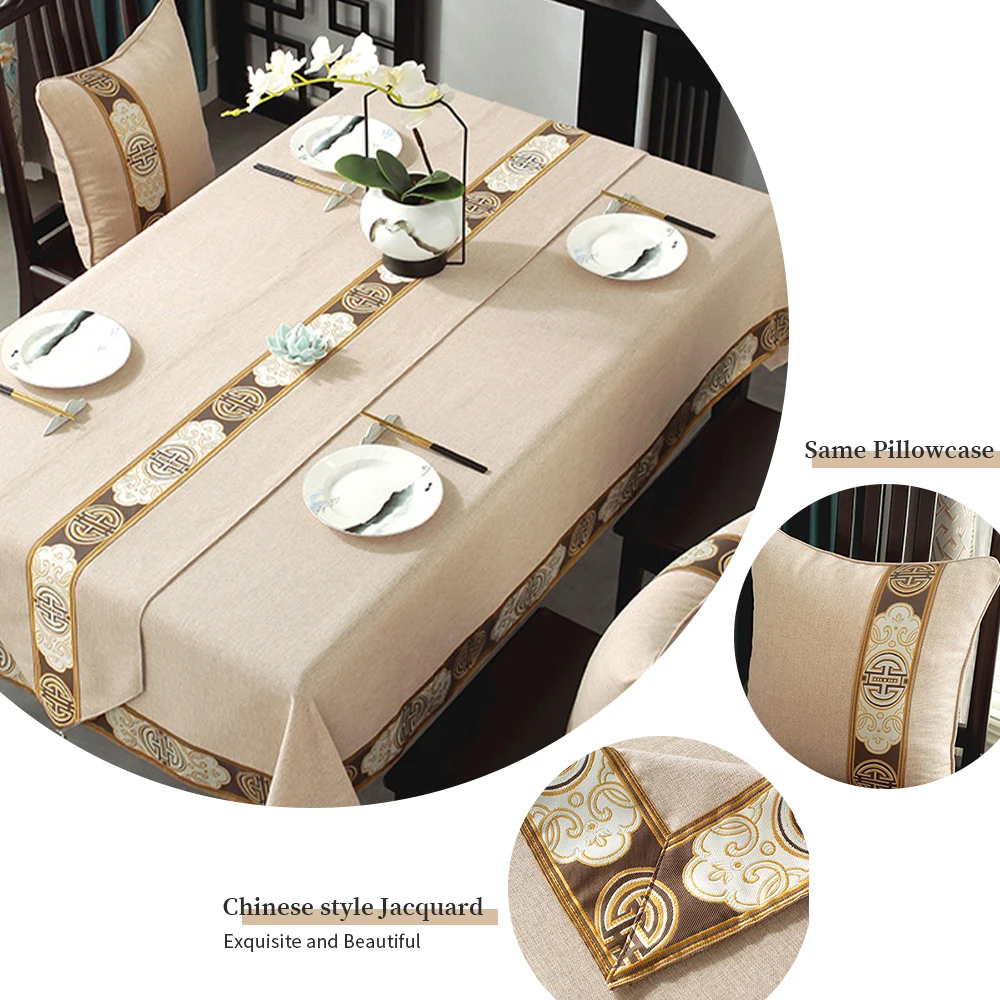 居間,ホテル,防水,汚れに強い,中国の長方形のテーブルカバー