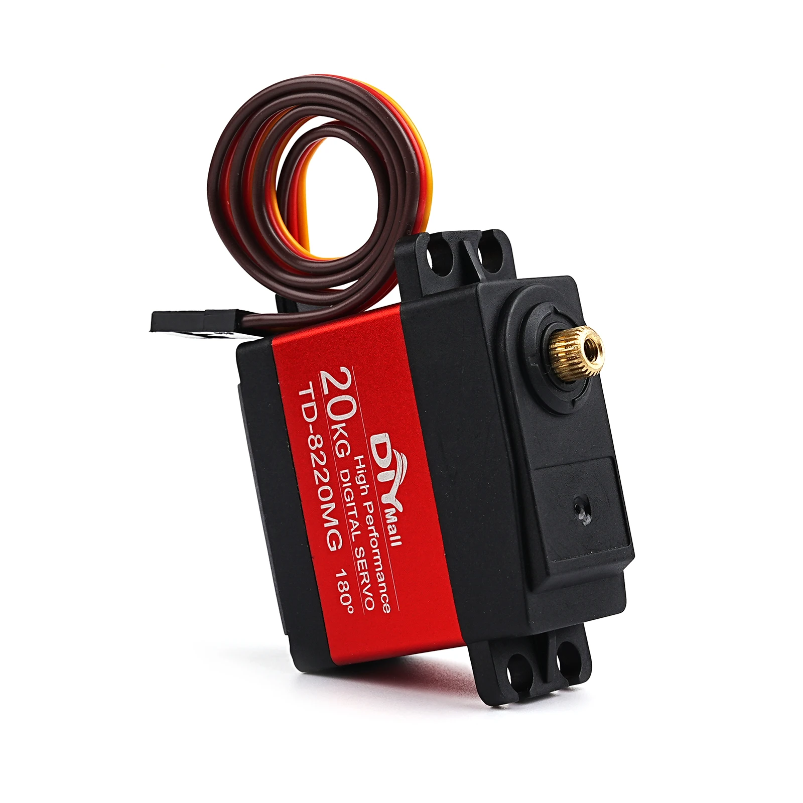 Servo motore digitale a coppia elevata da 20 kg Servo sterzo con ingranaggi in metallo per robot per auto fai da te modello 1/8, 1/10 RC, 180/270/360 gradi