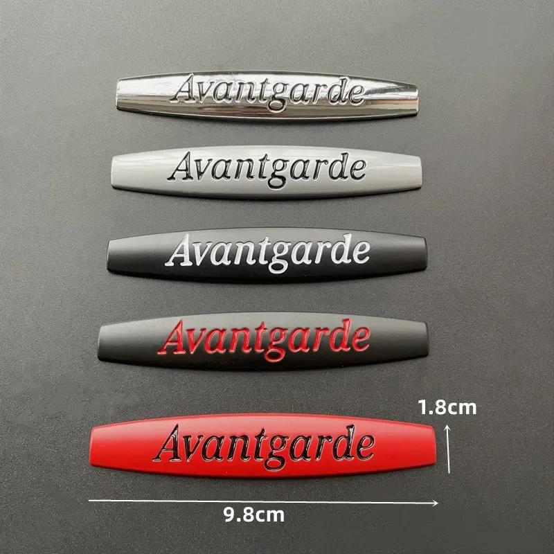 3D Metal Logo Avantgarde Emblem Car Fender Badge For Mercedes Benz W205 W211 W212 W203 W204 Avantgarde Sticker Accessories