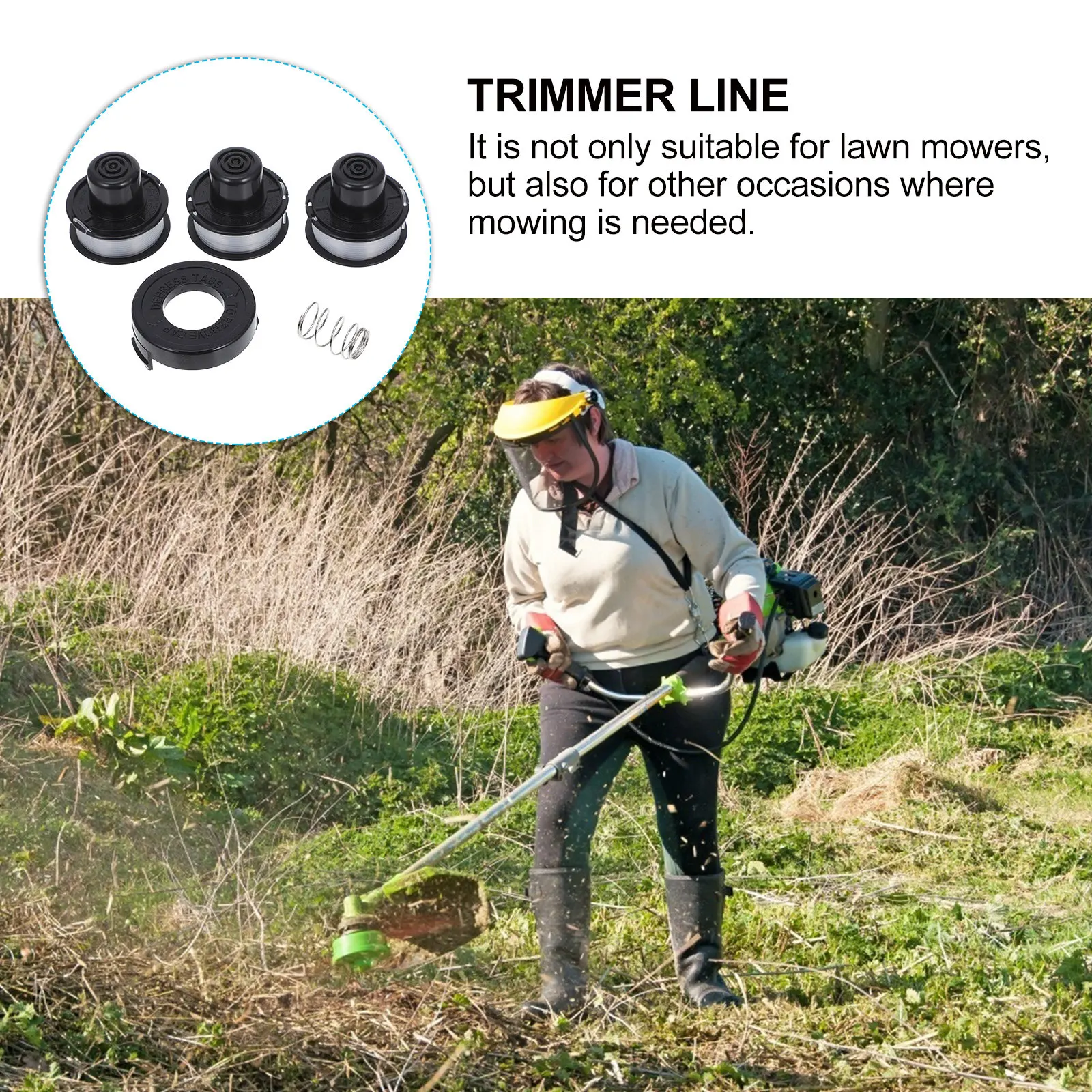 除草機用スプール、芝刈り機用ラインスプール、芝刈りアクセサリー、ストリマー交換部品