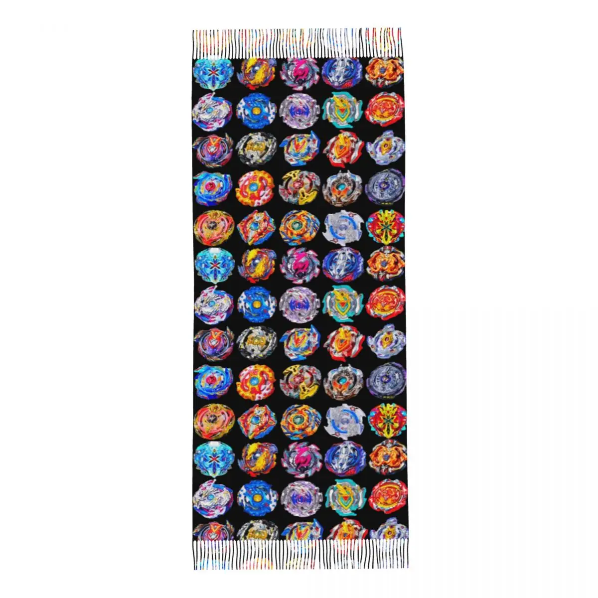 Occupblade-Écharpe Rafale à Pompon pour Femme, Grand Châle Rond, Doux et Chaud, Automne et Hiver