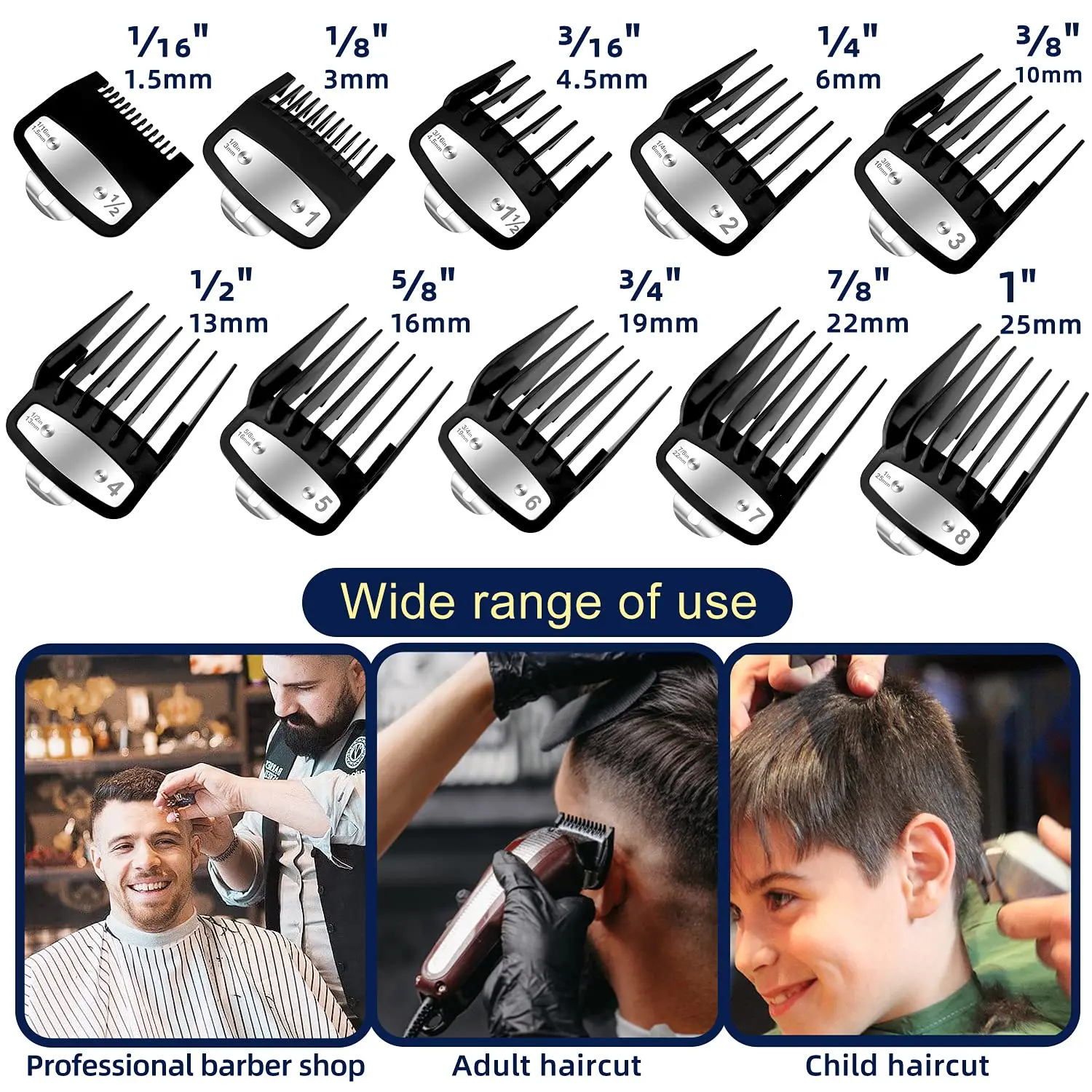 Professional Limit Guide Comb For Kemei For Wahl Clipper Universal Cutting Guide Comb Haircut Tools Limit Comb