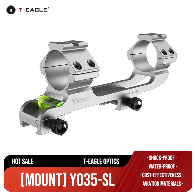 

TEAGLE 25.4/30mm Y035 Sand mount ring with Level instrument Riflescope dovetail rail high profile Low Profile for huntiing