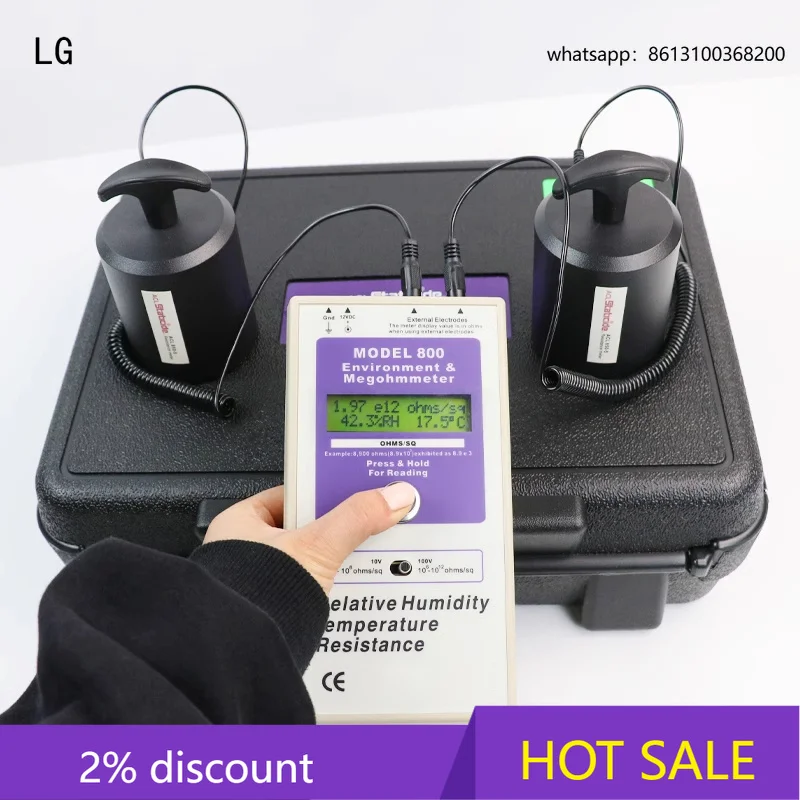OYLP ACL-800 Heavy Hammer Surface Resistance Tester Weight Type Anti-static Floor Tester ANSI/ESD S4.1 Standard