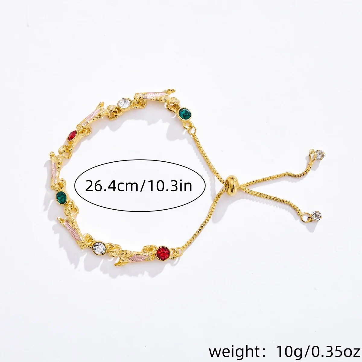 Goth Christ Jesus Gold Color Bracelet for Woman Vintage Trend Zircon Ladies Jewelry Bracelets Gift To Girlfriend