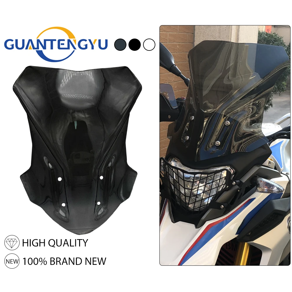 Motorcycle Windshield Transparent Wind Shield Black/Smoked Grey/Clear Windscreen Fit For BMW G 310 GS 310 G310 G310GS 2017-2023