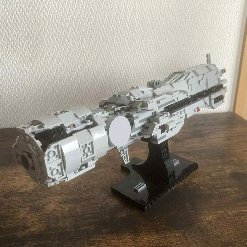 708 Uds. Estrella batalla extraterrestres USS Sulaco modelo a escala media bloques de construcción tecnología de ladrillo montaje creativo DIY juguete regalos de cumpleaños