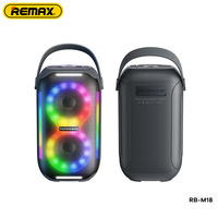 REMAX Portable Wireless Speaker Party LED Light 20W Power Bluetooth 5.4 IPX5 Waterproof Support TF-Card/USB-Drive/AUX Super Bass