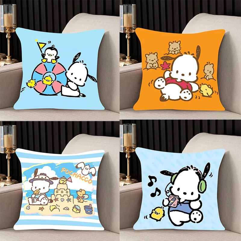 

New Pillow Pochacco Slips Pillow Covers Bedding Comfortable Cushion Good For Sofa Home Car High Quality Pillow Cases Kawaii